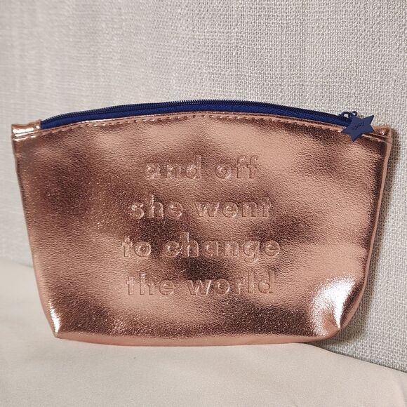 5/$20 Ipsy Cosmetic Makeup Travel Organizer Purse Organizer Change The World - Picture 1 of 6